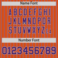 Orange White Tricolor Stripe Baseball Jersey 4