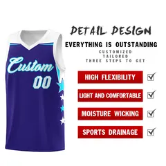Orange White Two Tone Side Star Color Block Basketball Jersey 2