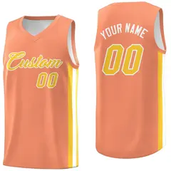 Orange Yellow Classic Basketball Jersey