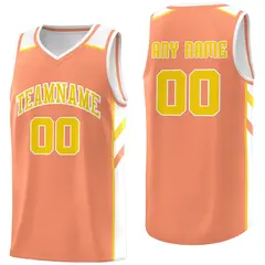 Orange Yellow Classic Basketball Jersey