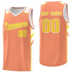 Orange Yellow Classic Basketball Jersey