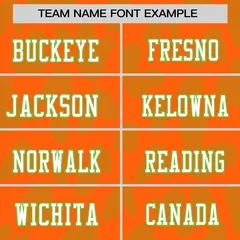 Orange Yellow-Neon Green Raglan Sleeves Camo Football Jersey 3