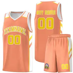 Orange Yellow-White Classic Sets Basketball Uniform Jersey