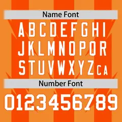 Pale Orange Orange Blade Pattern Raglan Baseball Jersey 4