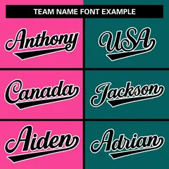 Pink Aqua-Black Two Tone Split Varsity Letterman Jacket 5