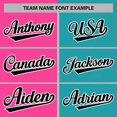 Pink Aqua-Black Two Tone Split Varsity Letterman Jacket 5