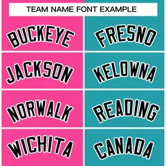 Pink Aqua-Black Two Tone Split Varsity Letterman Jacket 5