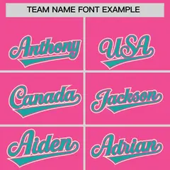 Pink Aqua-Cream Raglan Camo Varsity Full-Snap Letterman Jacket 5