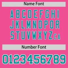 Pink Aqua Stripe Animals Graffiti Raglan Baseball Jersey 4