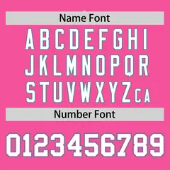 Pink Aqua Zebra Graffiti Authentic Baseball Jersey 4