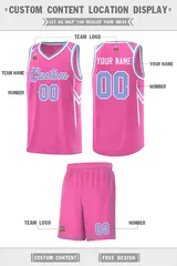 Pink Arrow Graffiti Sports Uniform Basketball Jersey 5
