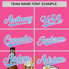 Pink Beer Day Parties Baseball Jersey 3