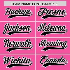 Pink Black American Flag Raglan Baseball Jersey 3