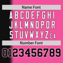 Pink Black Gradient Pinstripe Baseball Jersey 4
