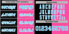 Pink Black-Light Blue Split Two Tone Letterman Varsity Full-Snap Jacket 3