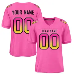 Pink Black-Pink Gradient Outdoor Authentic Football Jersey