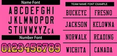 Pink Black-Pink Gradient Outdoor Authentic Football Jersey 3