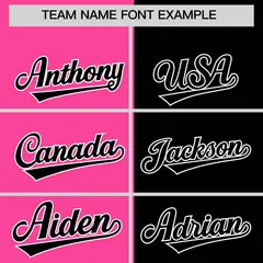 Pink Black Split Coconut Tree Baseball Jersey 3
