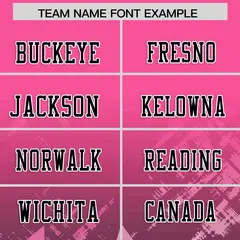Pink Black Star Gradient Flag Football Jersey 3