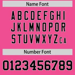Pink Black Star Pattern Raglan Sleeves Football Jersey 4