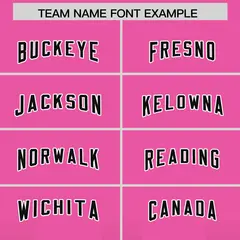 Pink Black Vertical Stripe Gradient Team Football Jersey 3