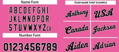 Pink Black-White Classic Casual Basketball Jersey 3