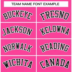 Pink Black-White Classic Style Hockey Jersey 3