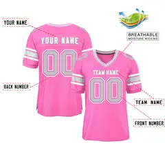 Pink Classic Authentic Football Jersey 2