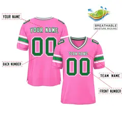 Pink Classic Authentic Football Jersey 2