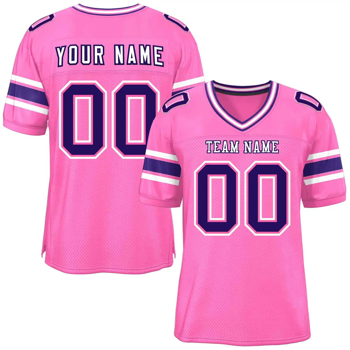 Pink Classic Authentic Football Jersey