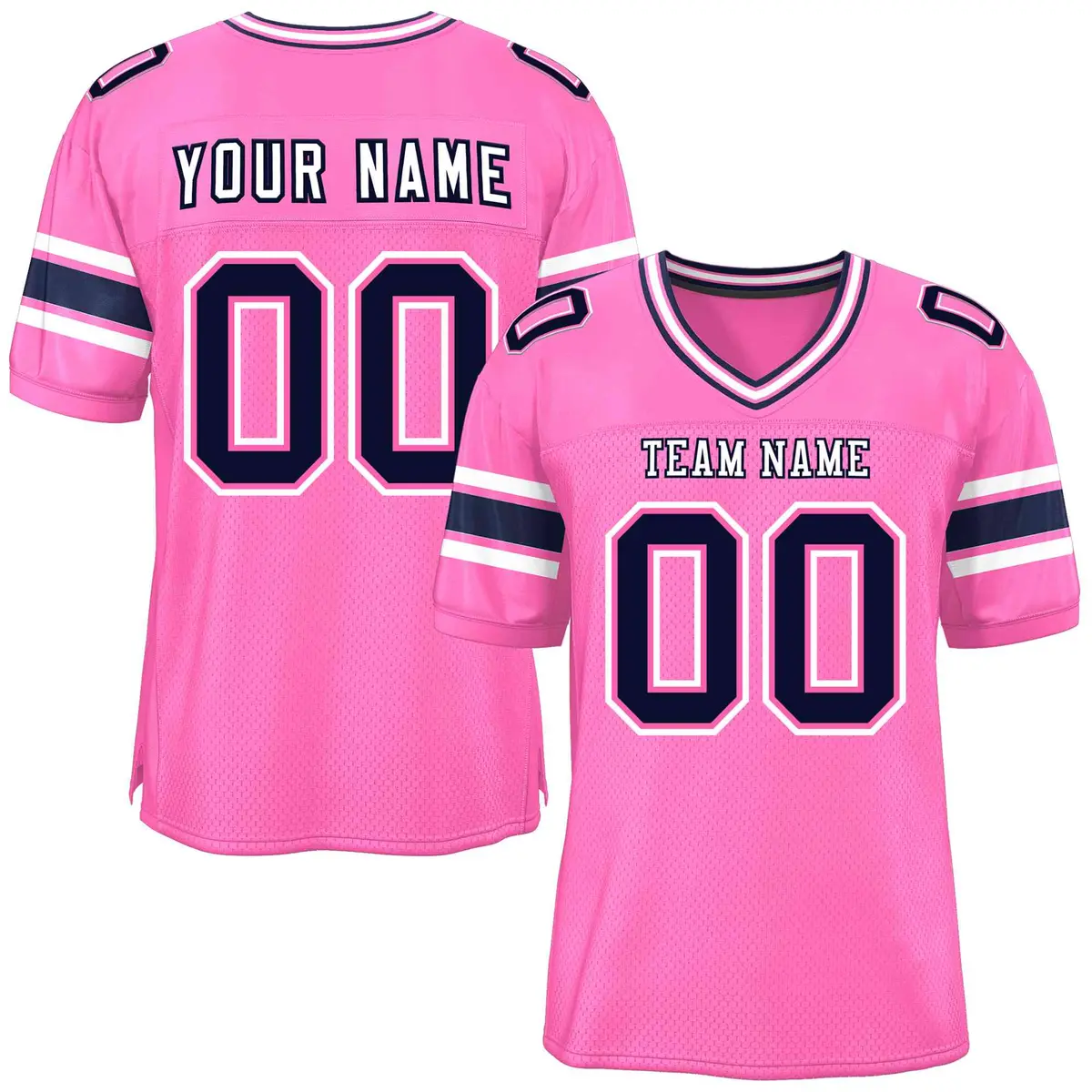 Pink Classic Authentic Football Jersey