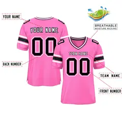 Pink Classic Authentic Football Jersey 2