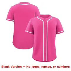 Pink Classic Style Baseball Jersey Sports Uniform 8