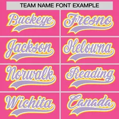 Pink Classic Style Baseball Jersey Sports Uniform 6
