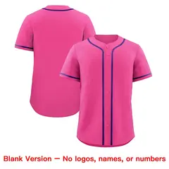 Pink Classic Style Baseball Jersey Sports Uniform 8