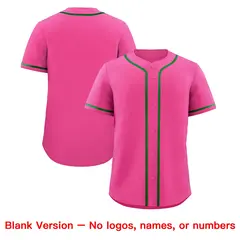 Pink Classic Style Baseball Jersey Sports Uniform 8