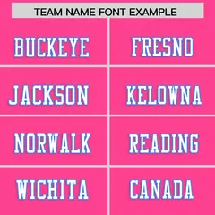 Pink Color Block Mesh Authentic Football Jersey 3