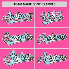 Pink Demiboy Pride Month Classic Authentic Baseball Jersey 3