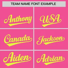 Pink Fluorescent Green Graffiti Wind Mark Baseball Jersey 3