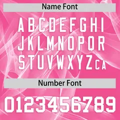 Pink Fumes Graffiti Pattern Authentic Baseball Jersey 4