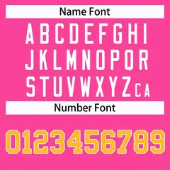 Pink Gold-White Classic Style Hockey Jersey 3