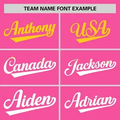 Pink Gold-White Gradient Side Baseball Jersey 3