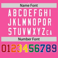 Pink LGBT Rainbow Pride Month Baseball Jersey 4