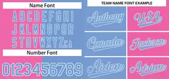 Pink Light Blue-Gray Split Fashion Baseball Jersey 3