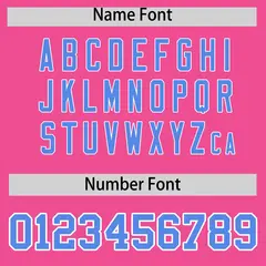 Pink Light Blue Stripe Animals Graffiti Raglan Baseball Jersey 4