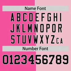 Pink Light Pink Symmetrical Gradient Baseball Jersey 4