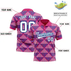 Pink Lingge Sunshine Polo Shirt 2