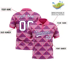 Pink Lingge Sunshine Polo Shirt 2