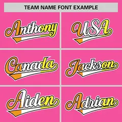 Pink Maverique Pride Month Authentic Classic Baseball Jersey 3