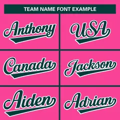 Pink Midnight Green Full-Snap Raglan Varsity Letterman Baseball Jacket 5